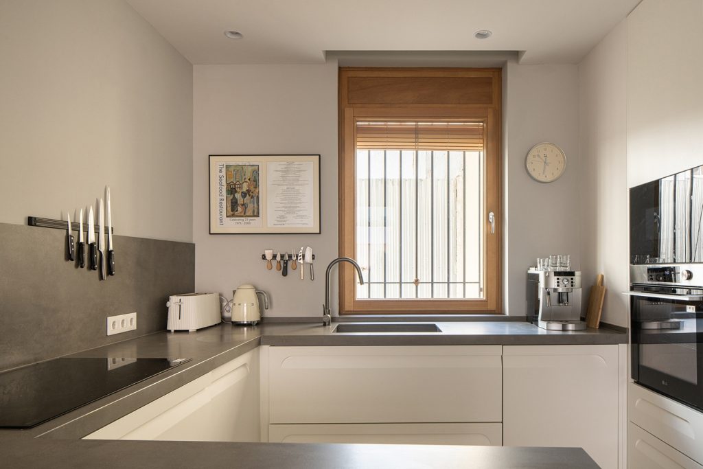 Interior de la vivienda Passivhaus de Priego